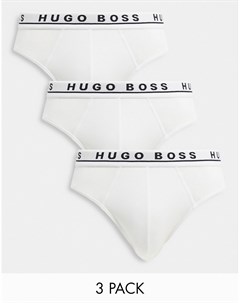 Набор из 3 белых боксеров брифов Boss bodywear