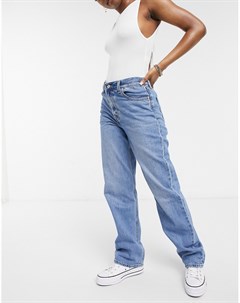 Средне выбеленные джинсы прямого кроя с высокой посадкой Levi's®