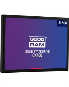Твердотельный накопитель SSD 2 5 512 Gb SSDPR CX400 512 Read 550Mb s Write 490Mb s TLC Goodram