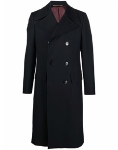 Двубортное пальто с заостренными лацканами Dolce & gabbana pre-owned