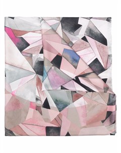 Шелковый платок с геометричным принтом Chanel pre-owned