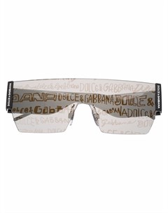 Затемненные солнцезащитные очки с логотипом Dolce & gabbana eyewear