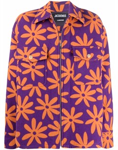 Куртка рубашка с цветочным принтом Jacquemus