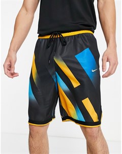 Черные шорты с графическим принтом Nike basketball
