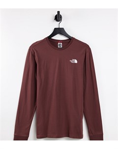 Коричневый лонгслив Simple Dome эксклюзивно для ASOS The north face