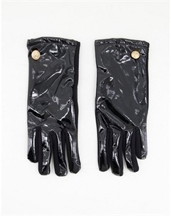 Черные виниловые перчатки Leadader Aldo