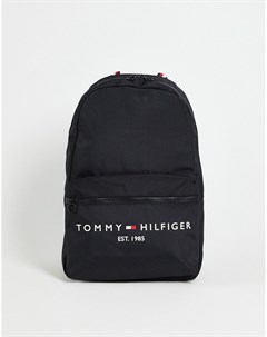 Черный рюкзак с логотипом с датой основания Tommy hilfiger