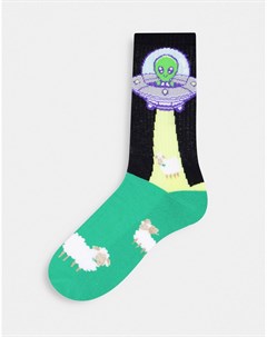 Спортивные носки из овчины Alien Asos design