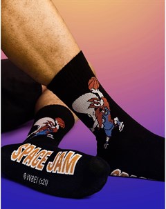 Черные спортивные носки с принтом Йоземита Сэма Space Jam A New Legacy Asos design