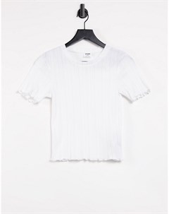 Белая футболка с короткими рукавами Cotton:on