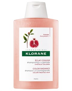 Шампунь Shampoo with Pomegranate с Гранатом для Окрашенных Волос 200 мл Klorane