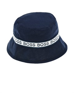 Темно синяя панама с логотипом на ленте Hugo boss