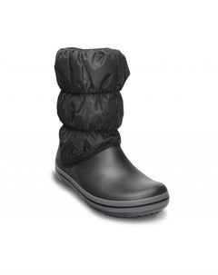 Зимние сапоги женские Women s Winter Puff Boot Black Charcoal Crocs
