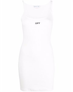 Платье с логотипом Off Off-white