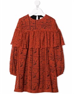Кружевное платье с оборками Andorine
