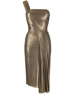 Платье с эффектом металлик Herve' l. leroux