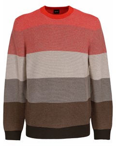 Полосатый свитер в стиле колор блок Boss