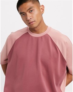Розовая oversized футболка Asos design