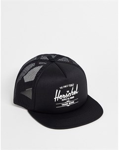 Черная кепка Whaler Herschel supply co