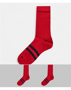 Набор из двух пар красных носков Nike Legacy Jordan