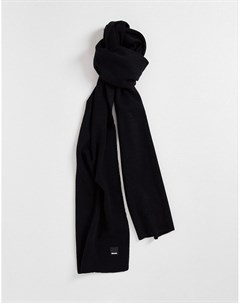 Черный вязаный шарф Bench