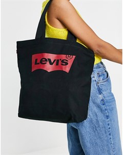 Черная сумка тоут из парусины с логотипом Levi's®
