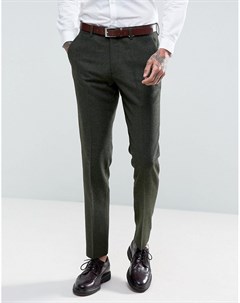 Зеленые узкие брюки с добавлением шерсти Gianni feraud