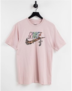Розовая футболка с принтом на груди Fantasy Creature Nike