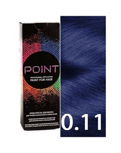 Крем краска для волос 0 11 Correct Blue Point