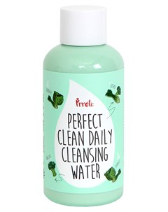Очищающая вода для демакияжа лица глаз и губ Perfect clean 250 мл Очищение кожи Prreti