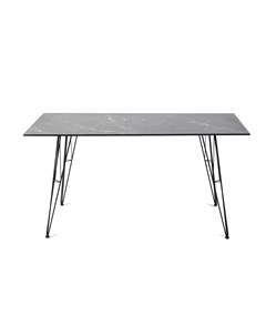 Обеденный стол руссо черный 80x75x150 см Outdoor
