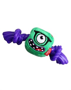 Игрушка для собак Monster Rope Монстр с пищалкой и резиновой веревкой 23см Gigwi