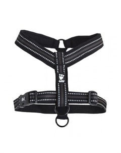 Шлейка Y Padded Harness черная для собак 110 см Черный Hurtta