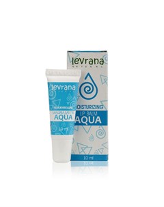 Увлажняющий бальзам для губ Aqua 10мл Levrana