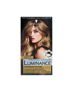 Стойкая краска для волос 8 4 Классический русый Luminance