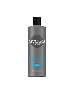 Мужской шампунь для волос Clean Cool для нормальных и жирных волос 450мл Syoss