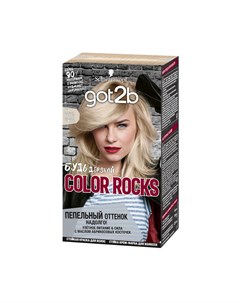 Стойкая краска для волос Color Rocks 102 Бежевый Блонд Got2b