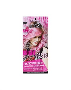 Оттеночный бальзам для волос Bright Pastel 093 Шокирующий розовый 80мл Got2b