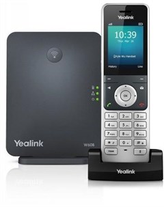 Телефон IP Dect W60P 8 SIP аккаунтов 2 4 LCD Yealink