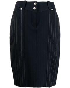 Полосатая юбка 2000 х годов с завышенной талией Christian dior
