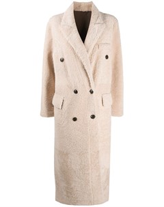 Приталенное двубортное пальто Simonetta ravizza