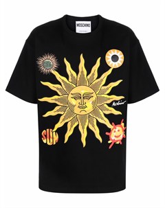 Футболка с принтом Sun Smiley Moschino