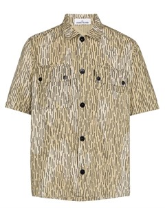 Рубашка Rain Camo с короткими рукавами Stone island