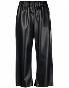 Укороченные брюки с эластичным поясом Mm6 maison margiela