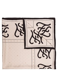 Шелковый платок с логотипом Fendi
