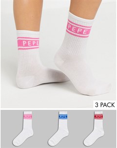 Набор из 3 пар носков с логотипом Pepe jeans