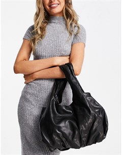 Черная неструктурированная сумка на плечо Glamorous