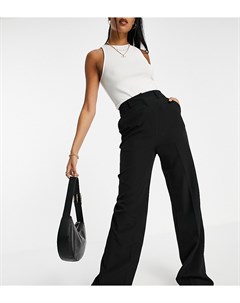 Черные свободные расклешенные брюки ASOS DESIGN Tall Asos tall