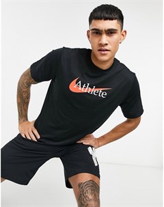 Черная футболка Athlete Nike training