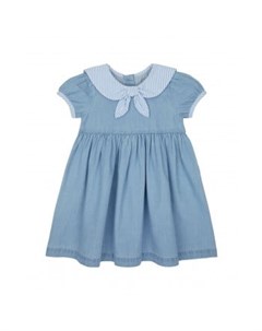 Платье в морском стиле с воротничком голубой Mothercare